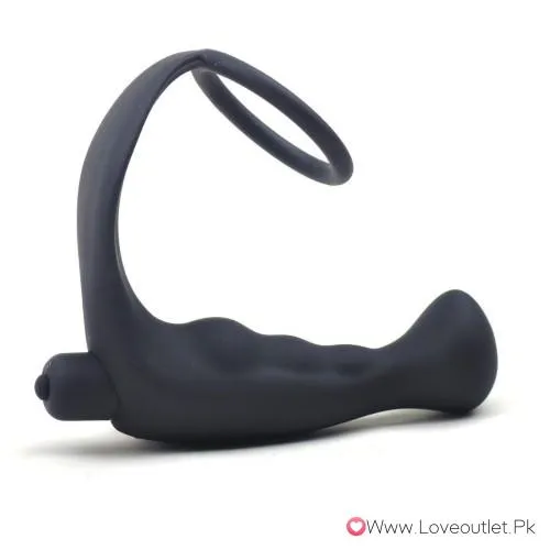 Black Silicone Anal Plug Vibrator In Pakistan