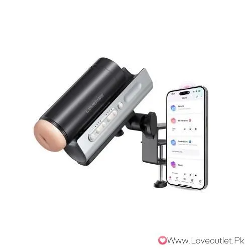 Lovense App Controlled Rechargeable Thrusting Masturbator In Pakistan