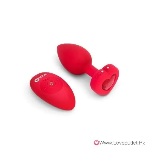 B Vibe Vibrating Jewel Butt Plug In Pakistan