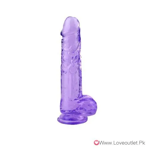 Clear Purple Dildo in Pakistan