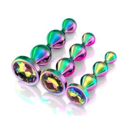 Metal Anal Beads Butt Plug Sex Toys for Men Women and Couples