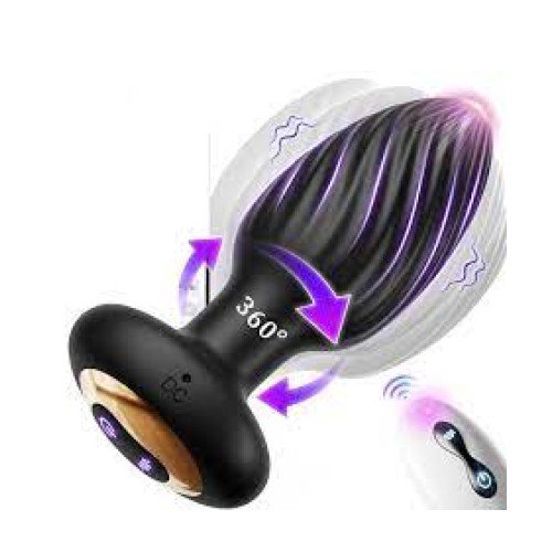 360° Rotating Prostate Massager Anal Butt Plug