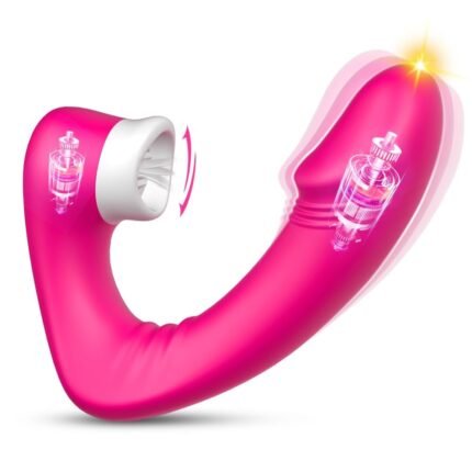 Clitoral Licking Curved G Spot Vibrator